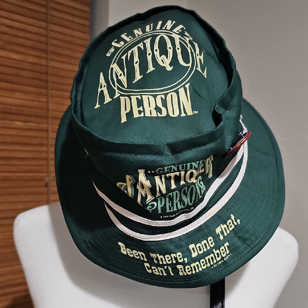 1993 VINTAGE Genuine Antique Person Green Hat